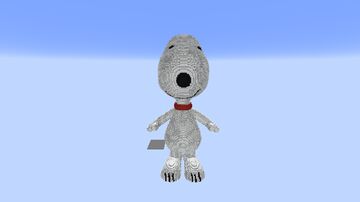 Snoopy Statue DOWNLOAD FREE Minecraft Map & Project