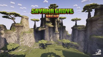 DustyBuilds | Savana Grove Arena | PvP Map Minecraft Map & Project