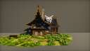 Medieval Fantasy Hunter House I Download I Full interior I Secret room I Minecraft Map & Project