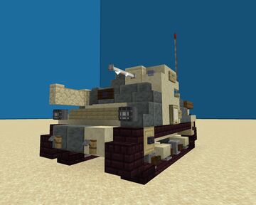 British M3A5 Grant Tanks + Monty's Tactical HQ! Minecraft Map & Project