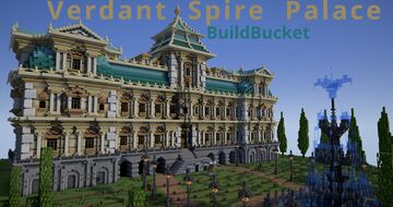 Verdant palace | spawn hub lobby arena | Minecraft Map & Project