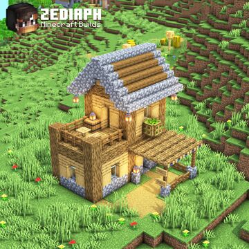 Starter House [Tutorial & Download] Minecraft Map & Project