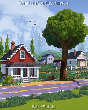 American Countryside Minecraft Map & Project
