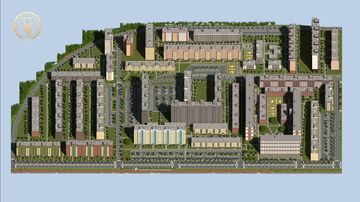 Eastern European residential blocks Minecraft Map & Project