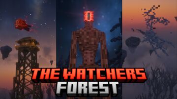🌲🗺️ The Watcher's Forest | Horror Forest Survival World | (1.21.4) | 🌎 Minecraft Map & Project