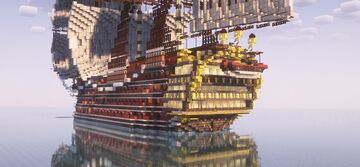 Ships 1:1 scale Minecraft Map & Project