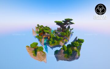 Спавн "Безмятежность" диам-ом 200/200 блоков.┃Spawn "Serenity" diameter 200/200 blocks. Minecraft Map & Project