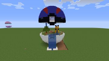 Great Ball House Pokemon (1.16.5) Minecraft Map & Project