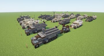 Sd.Kfz.251 "Hanomag" Half-Track Pack (1.5:1 Scale) Minecraft Map & Project