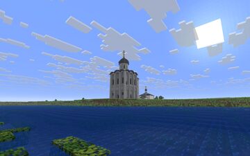 Church of the Intercession on the Nerl Minecraft Map & Project
