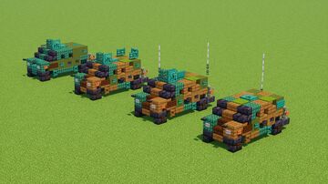 Komatsu LAV JGSDF Minecraft Map & Project