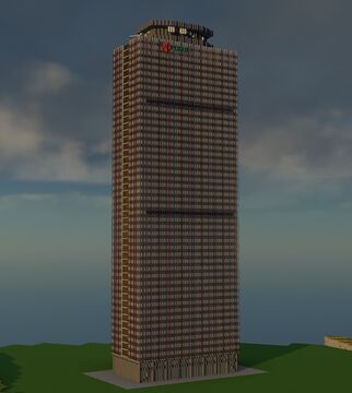 [1:1] Torre Pemex, CDMX 🇲🇽 Minecraft Map & Project