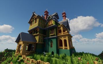 old historical mansion with interior Minecraft Map & Project