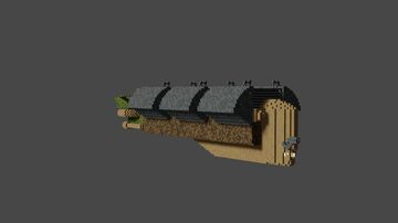 Star Wars | GS-100 Salvage Ship (1:1) Minecraft Map & Project