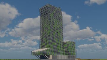 [1:1] Torre Woermann, Las Palmas🇪🇸🇮🇨 Minecraft Map & Project