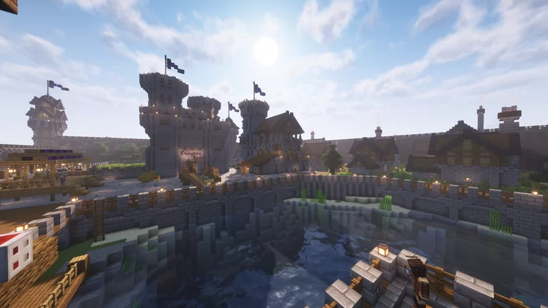 Far Reach. The Spawn Town where the Diablo Dungeon and Pixel Dungeon can be located in
