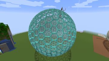 Hexagon Polyhedron Sphere Minecraft Map & Project