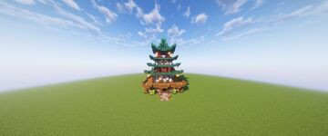 Japanese Temple Minecraft Map & Project