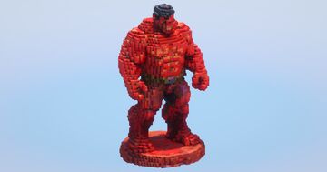 red hulk Minecraft Map & Project