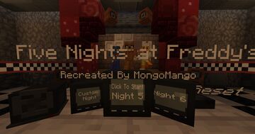 Five Nights At Freddy's Recreated Minecraft Map & Project