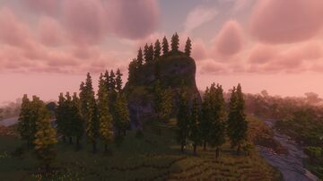 Custom Mountain Minecraft Map & Project