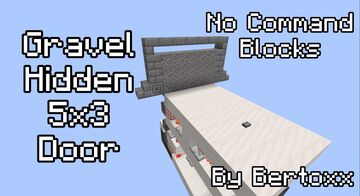 PISTON 5x3 FLUSH DOOR by Bertoxx Minecraft Map & Project