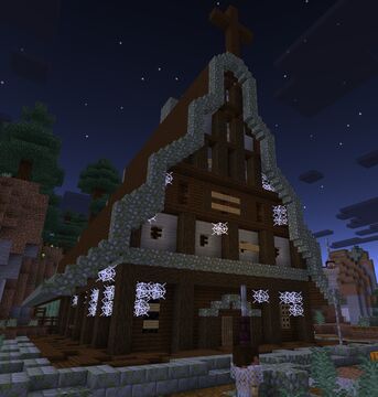 Spooky House, Taiga Biome - With traps and treasure Minecraft Map & Project