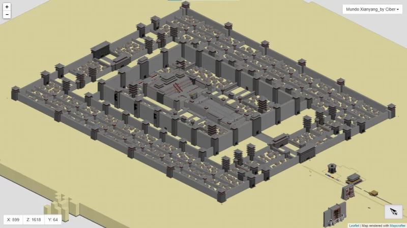Render vista general en minecraft