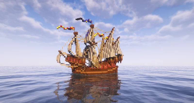Medieval Ship Very Large Carrack "Shadow of Torkerath"