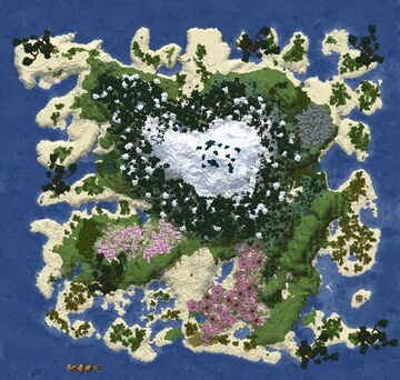The Lost Island 1024x1024 Survival Map Minecraft Map & Project