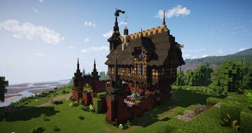 The Grand Weavery and Dyehouse Minecraft Map & Project