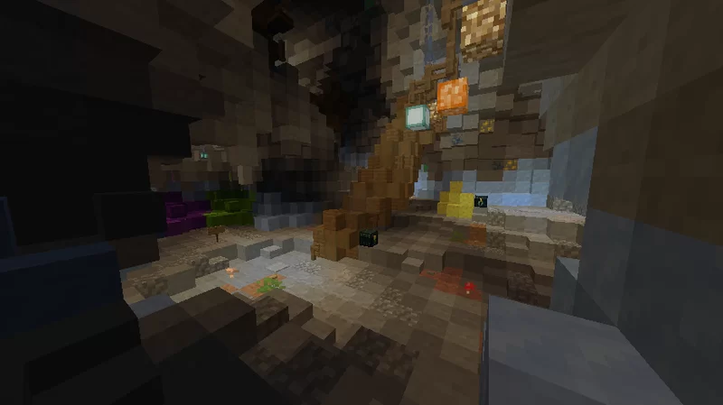 BOX PVP map in cave style Minecraft Map