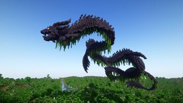 Minecraft Dragon Eel Statue Free |Schem|🐉 Minecraft Map & Project