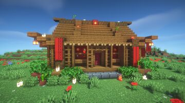 Japanese House / Cottage 🌸 Minecraft Map & Project