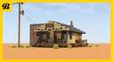 Minecraft - Wild West - Small Sheriff Office | Full Interior Minecraft Map & Project