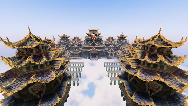 Chinese Fortress | Fantasy build | JAVA 1.21 Minecraft Map