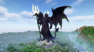 Minecraft King of Darkness Statue Minecraft Map & Project
