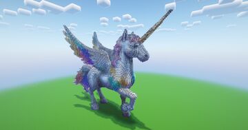 Minecraft Rainbow Pony Statue Minecraft Map & Project