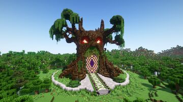 Minecraft Tree of Death Nether Portal Statue Minecraft Map & Project