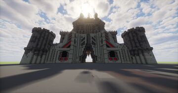 Insane castle with crystal on top Minecraft Map & Project