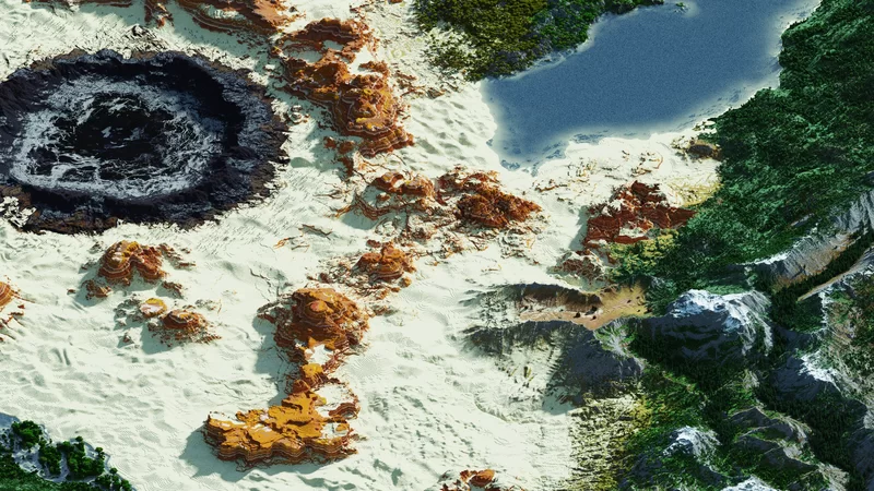 Radioactive World - 6000x6000 [WorldPainter]