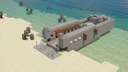 D-Day Higgins Boat Landing Craft LCVP Minecraft Map & Project