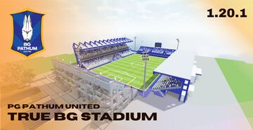 True BG Stadium / BG Pathum United ( 1.20.1 ) [ Downloadable ] Minecraft Map & Project