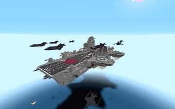 S.H.I.E.L.D. Helicarrier 2 Minecraft Map & Project