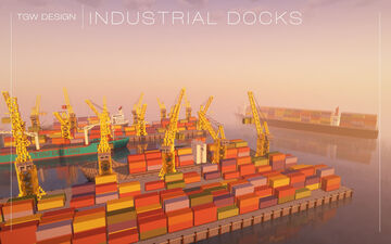 Industrial Docks v1 Minecraft Map & Project