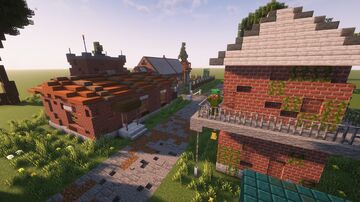 Military Blockpost from S.T.A.L.K.E.R | South Blockpost STALKER Minecraft Map & Project
