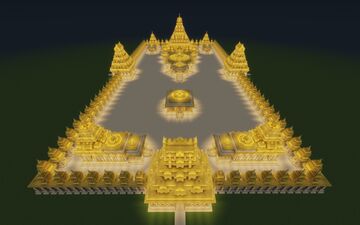 Suvarnabhumi Golden Shiva Temple Minecraft Map & Project