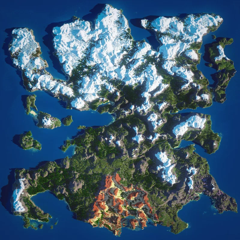 Alkaline [8k x 8k Multibiome Map | Java Edition Download | RPG ...