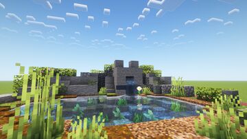 Frog Fountain and Waterfall Minecraft Map & Project