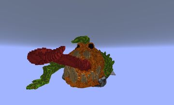Pumpkin Monster Statue DOWNLOAD FREE Minecraft Map & Project